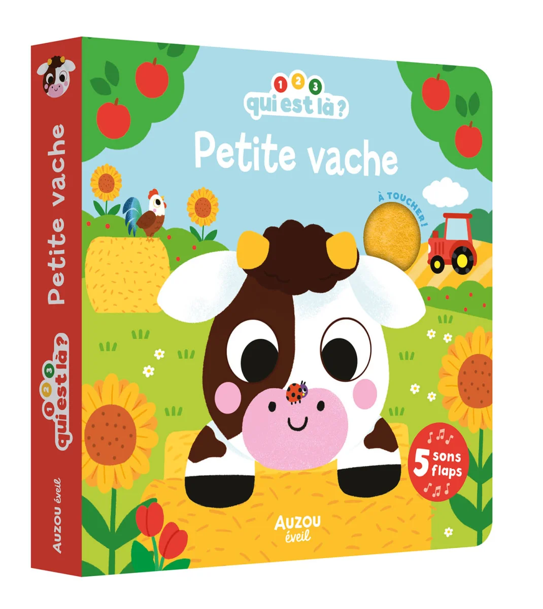 1, 2, 3, qio est là ? Petite vache - Auzou