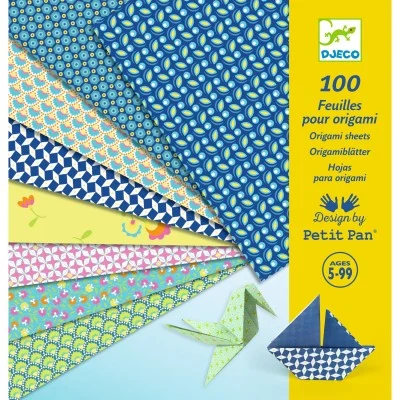 100 Feuilles pour origami Natsu - Djeco