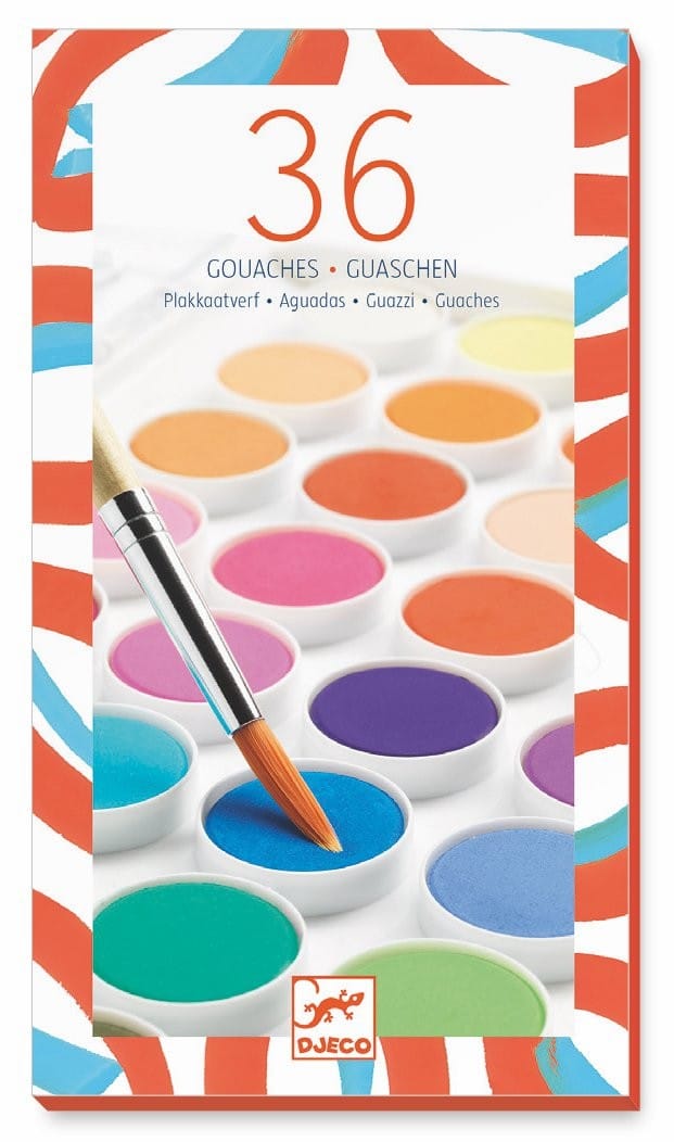 36 Pastilles de Gouaches Classiques - Djeco