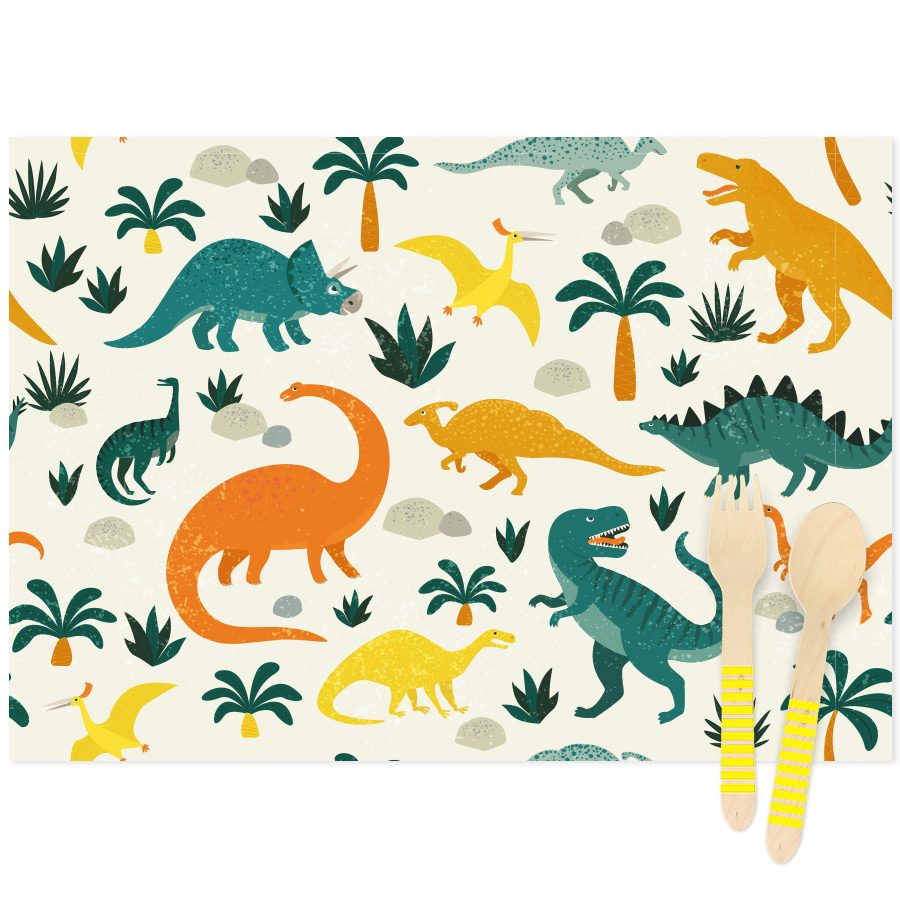 6 sets de table Dinosaures - Annikids