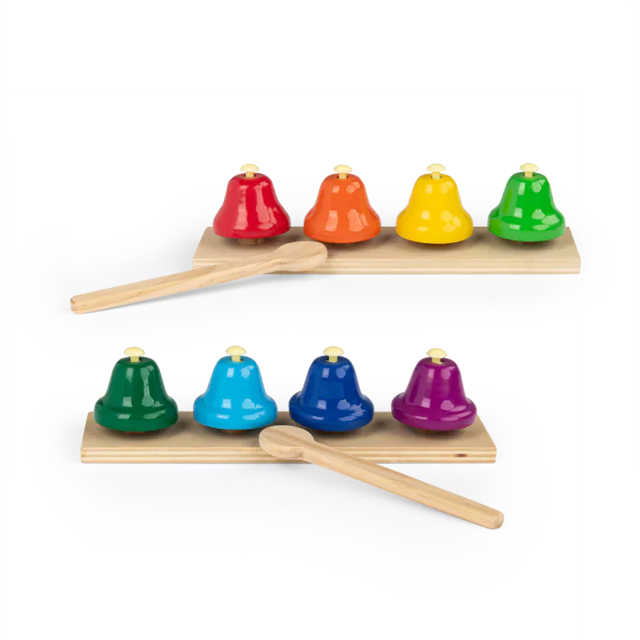 8 clochettes musicales Les Popipop - Moulin Roty