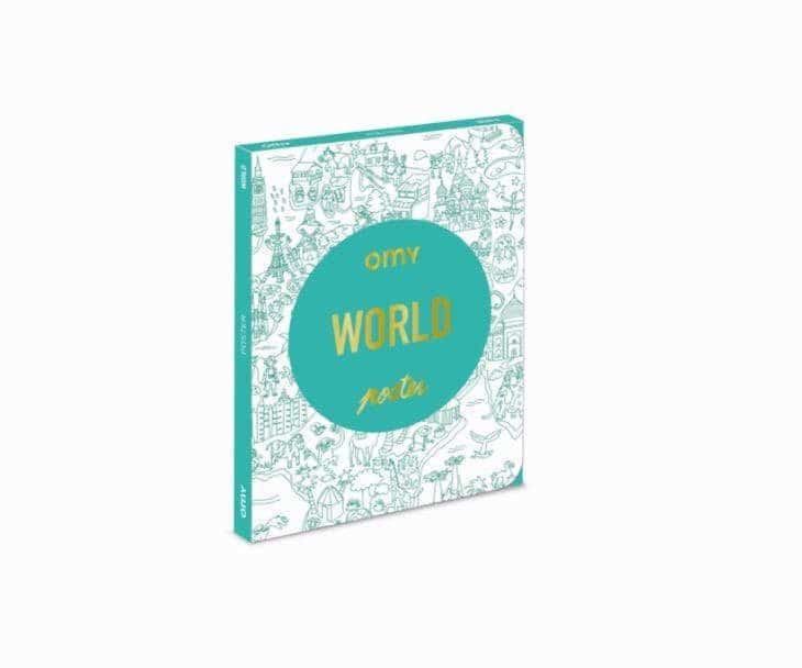 Affiche à colorier World - Omy