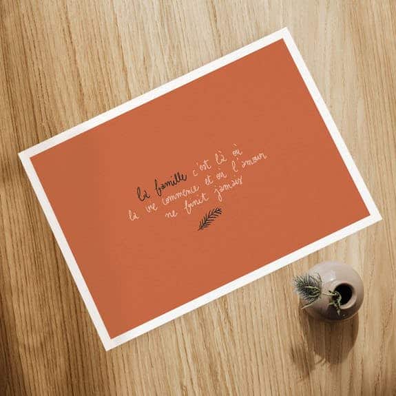 Affiche La famille - L'atelier Yuzu
