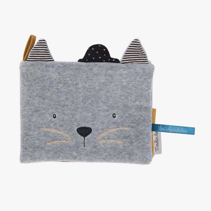 Album photo tissu Les Moustaches - Moulin Roty