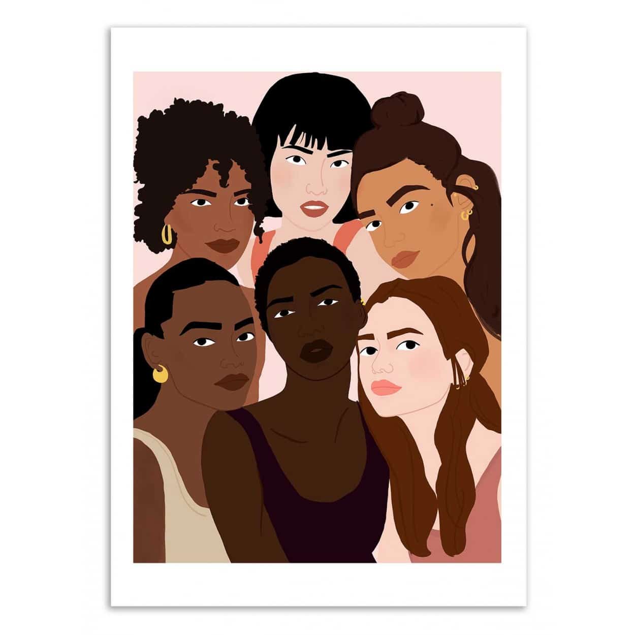 Art-Poster 30 x 40 Beauty everywhere Céleste Wallaert - Wall Editions