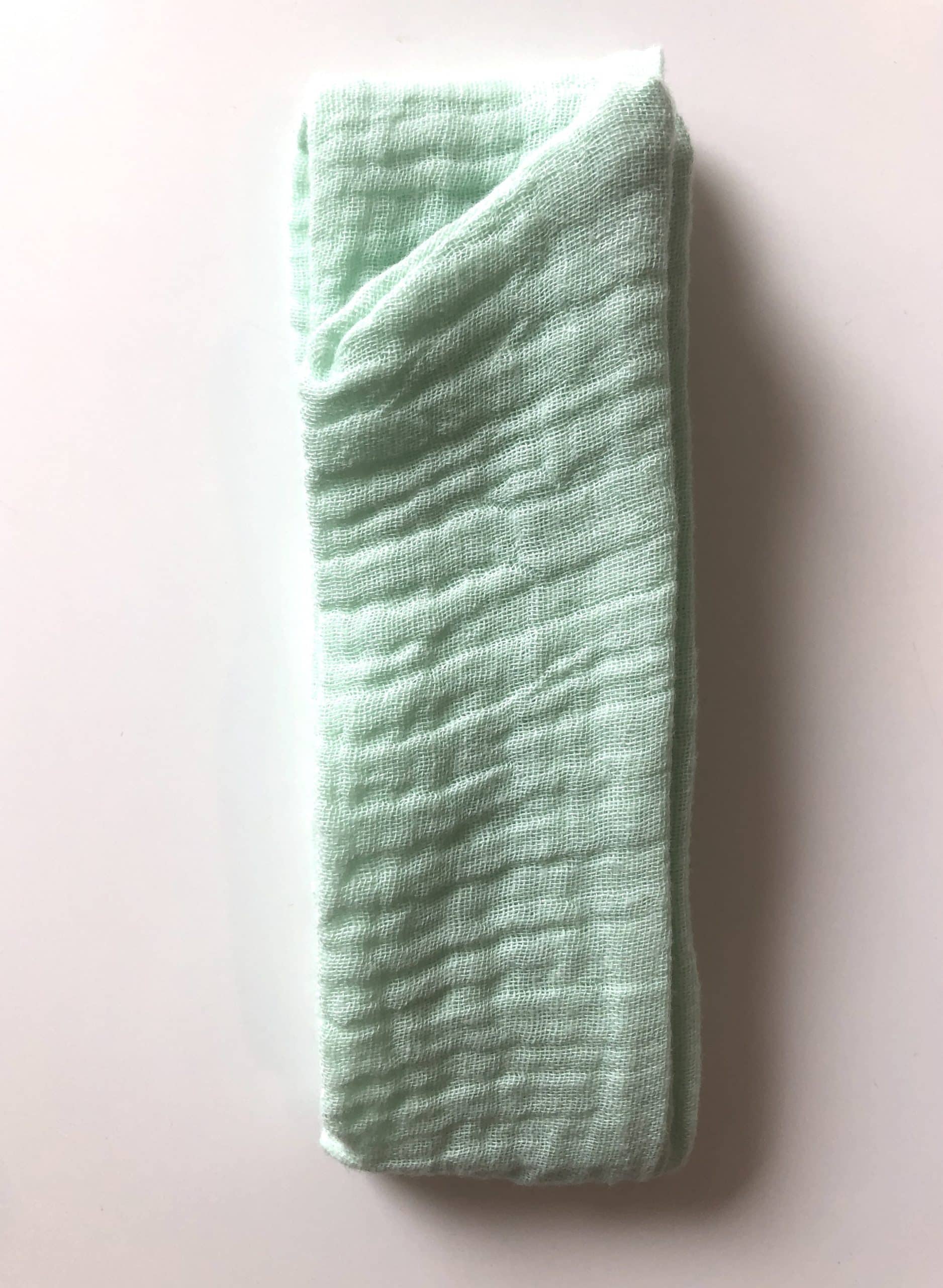 Bandeau cheveux artisanal Vert sauge uni Taille enfant - LF Créations