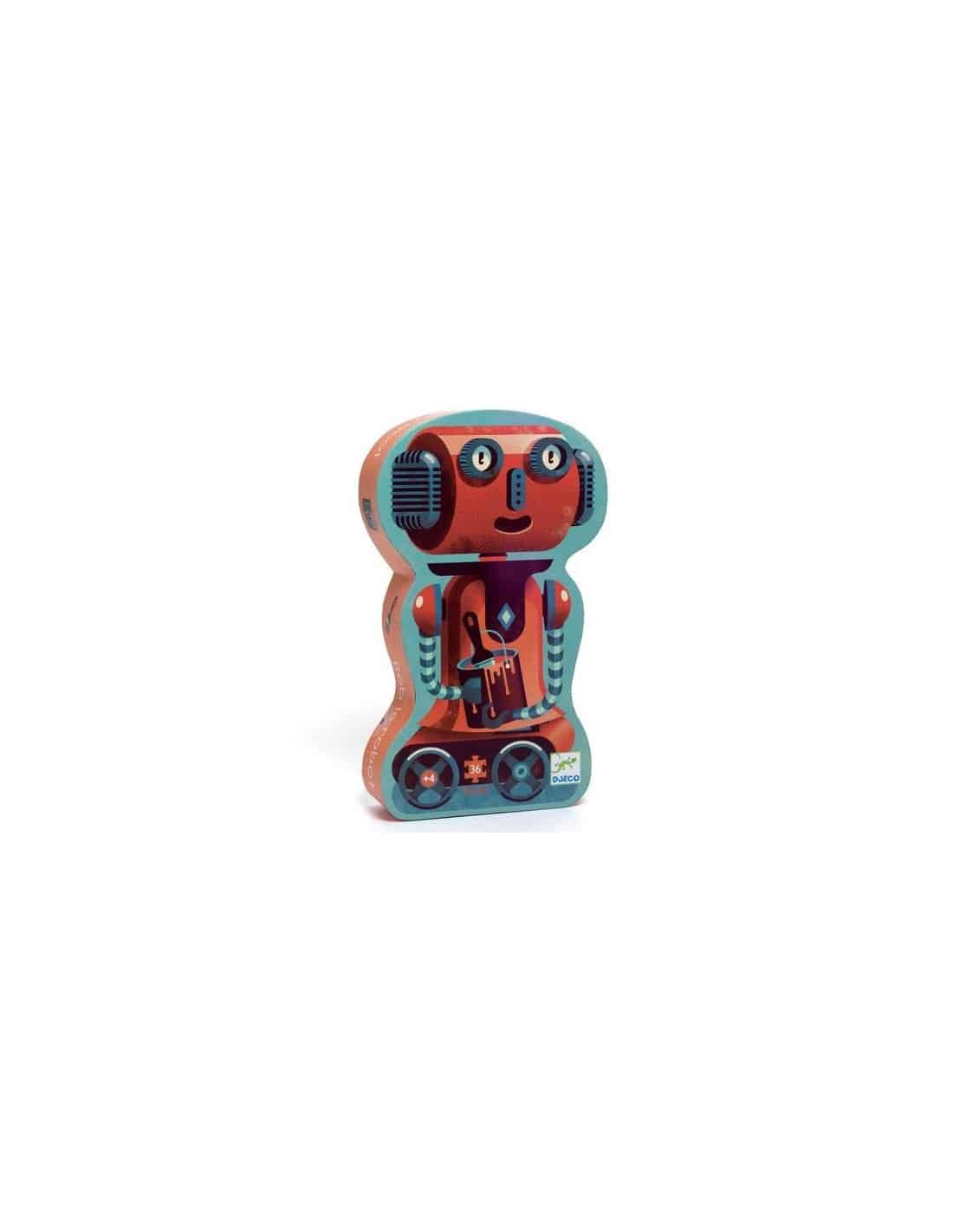 Bob le robot Puzzle 36 pièces - Djeco