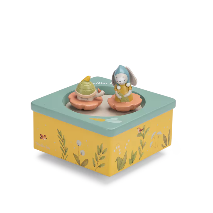 Boîte à musique Trois petits lapins - Moulin Roty