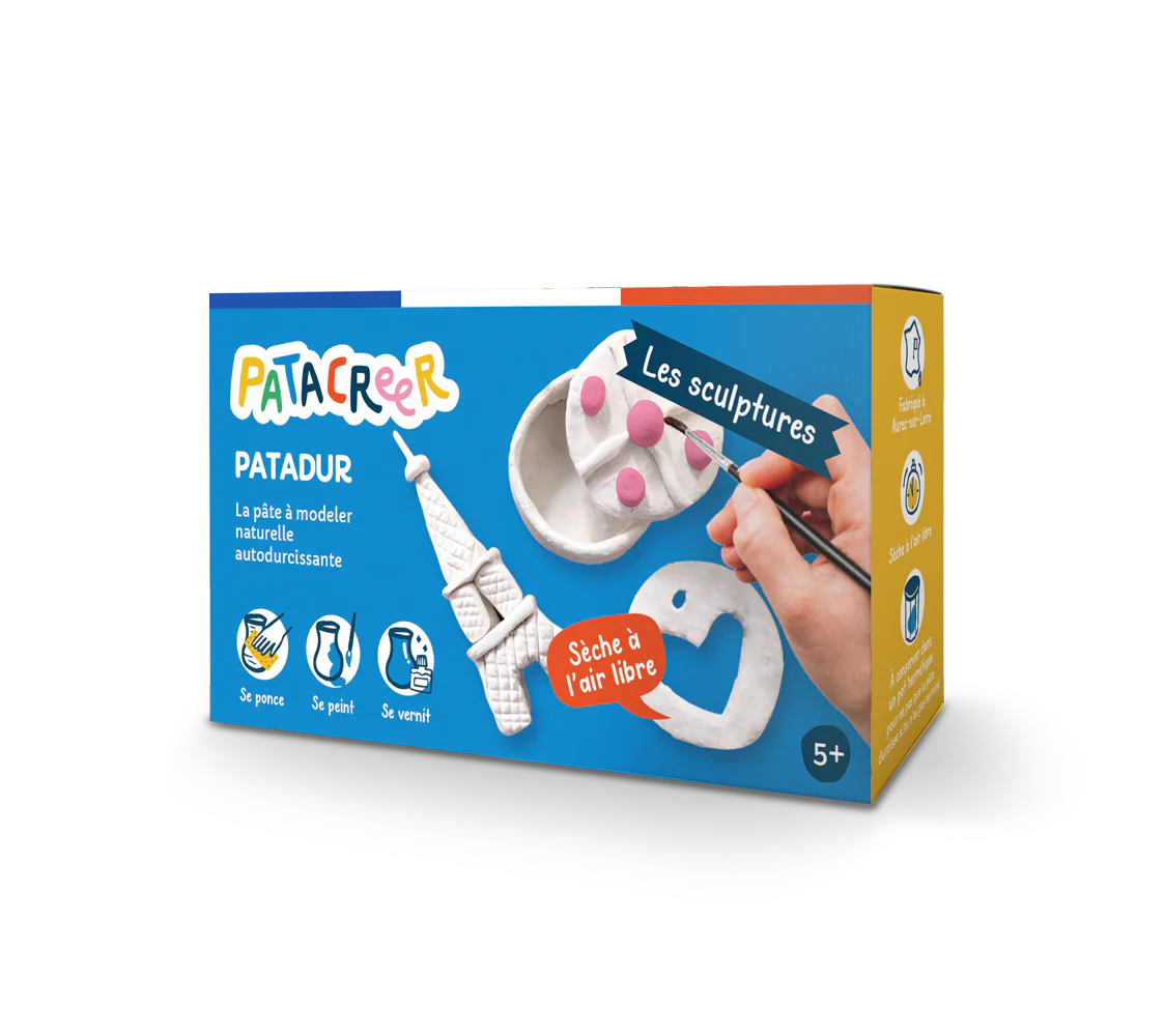 Boite Mes sculptures de Pâte à Modeler autodurcissante - Patacreer