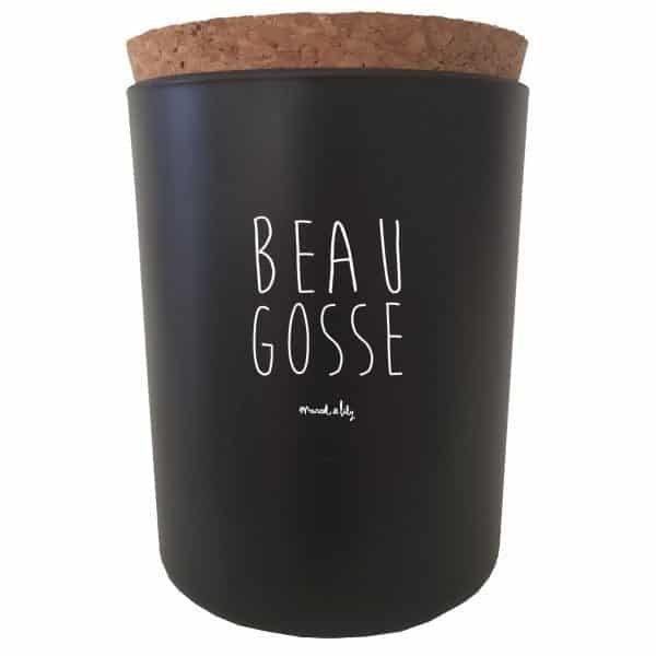 Bougie Bois noir Beau gosse - Marcel et Lily