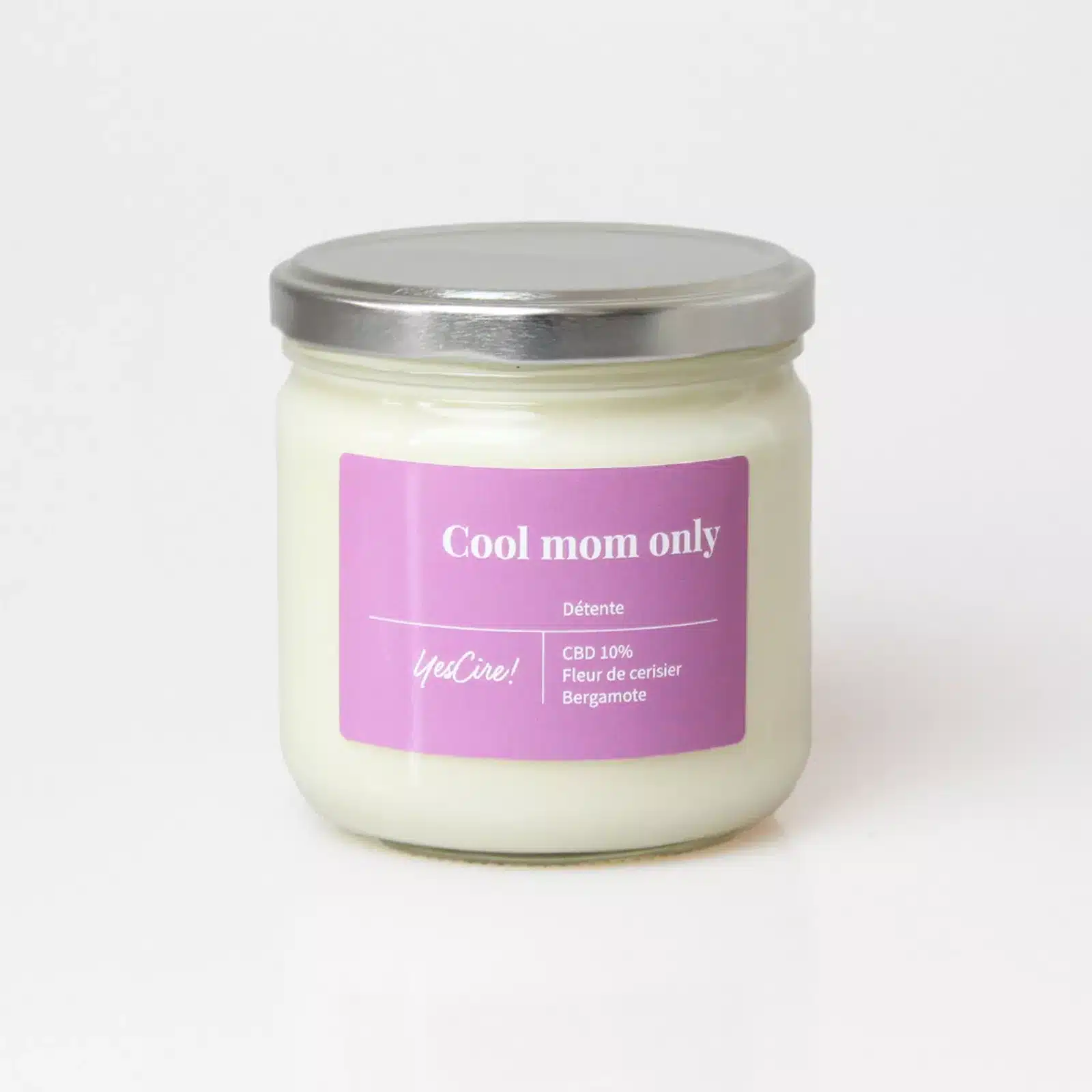 Bougie Cool mom only CBD détente - YesCire