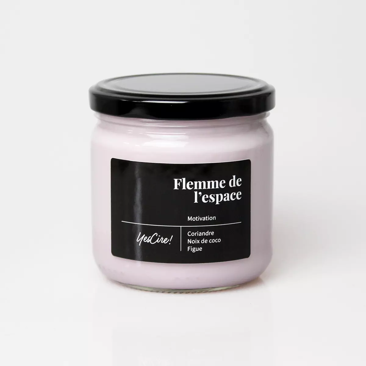 Bougie Flemme de l'espace aux huiles essentielles Motivation - YesCire