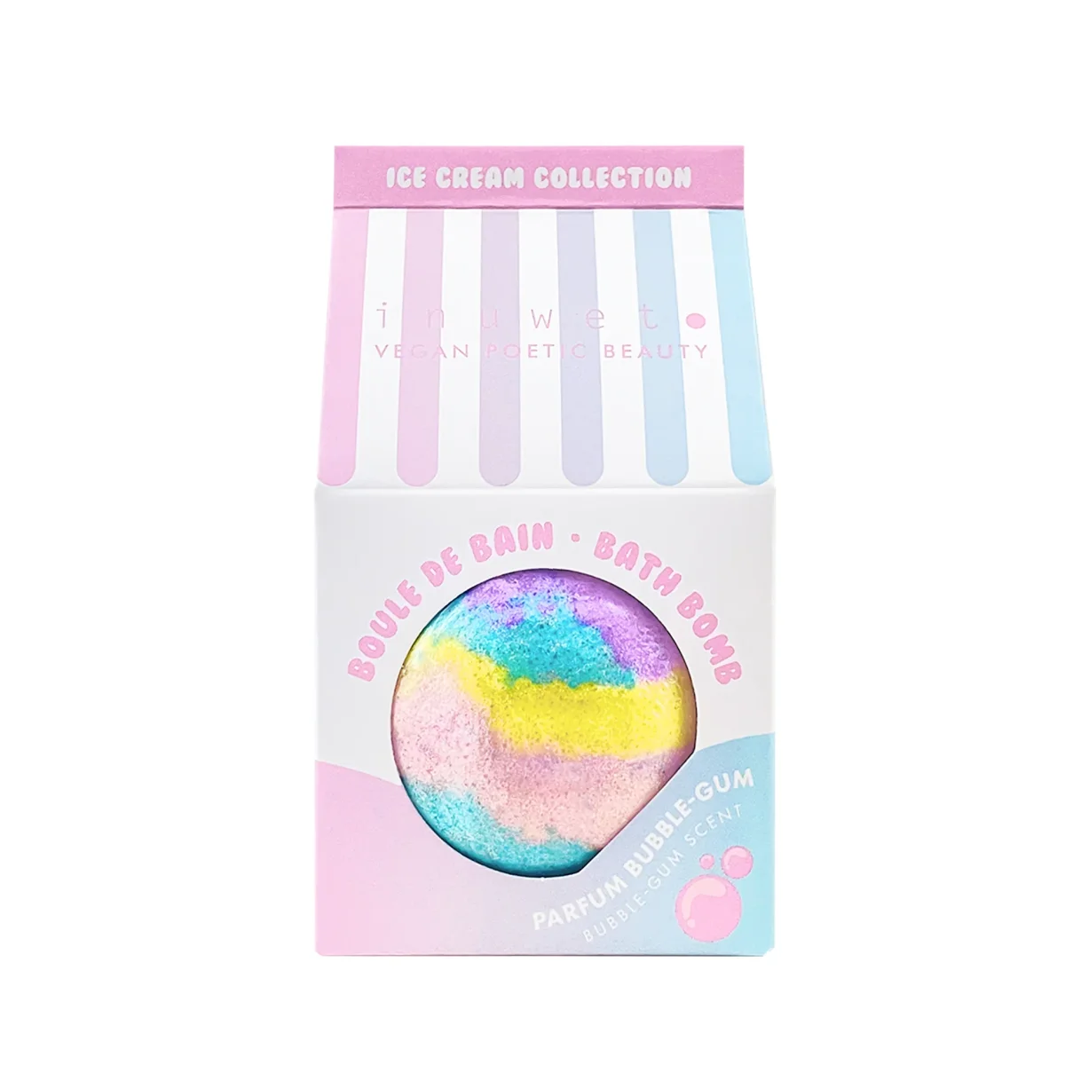 Boule de bain Ice cream collection Bubble Gum - Inuwet