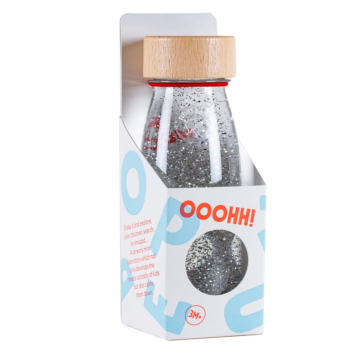 Bouteille sensorielle Float Argent - Petit Boum