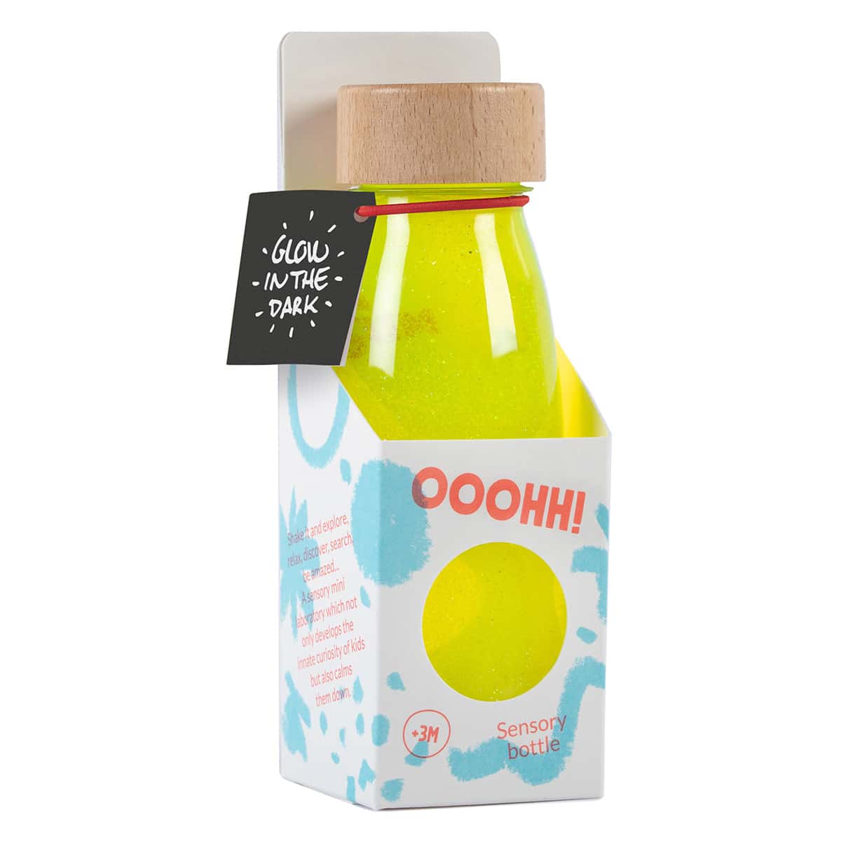 Bouteille Sensorielle Float Jaune Fluo - Petit Boum