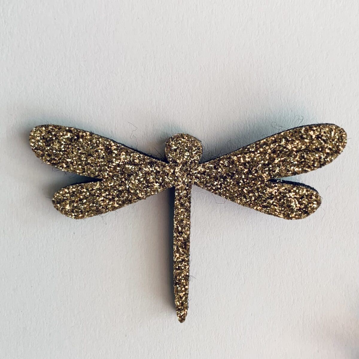 Broche Libellule Doré - Les Petites Hirondelles