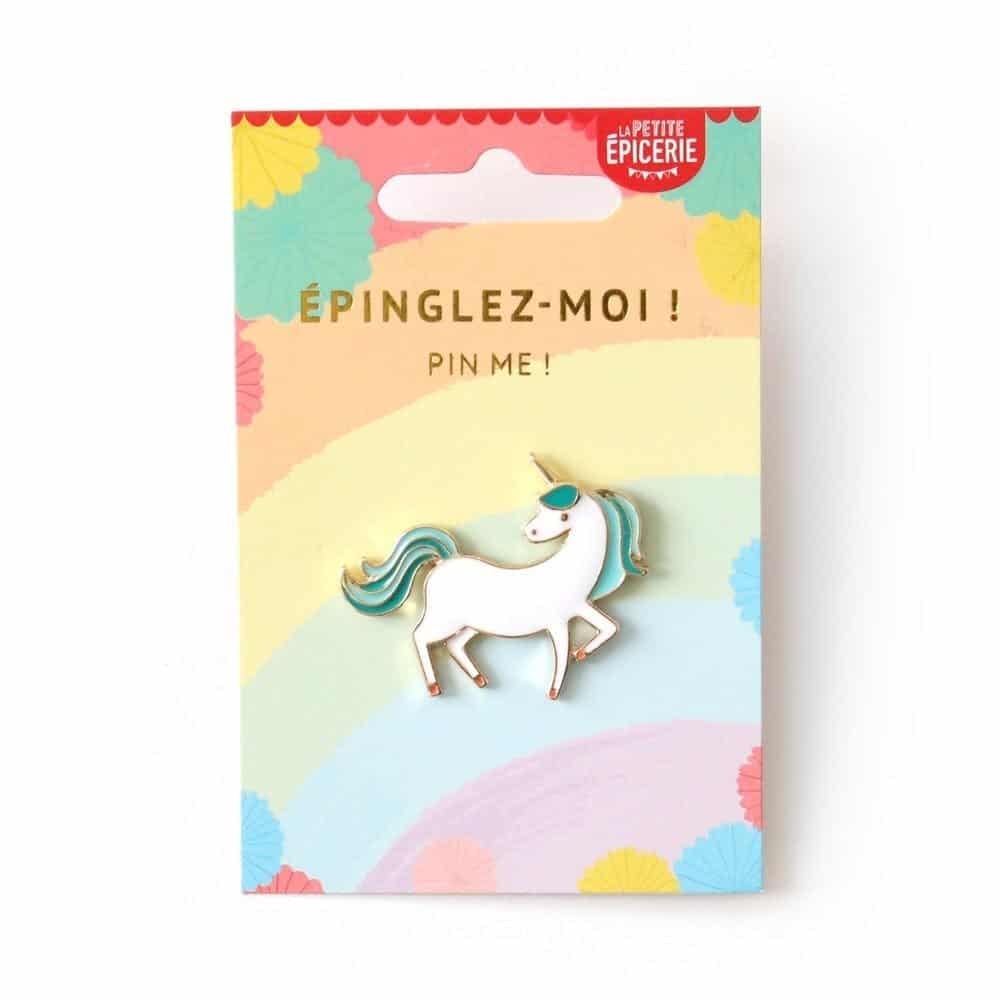 Broche pin's émaillé Licorne - La Petite Epicerie