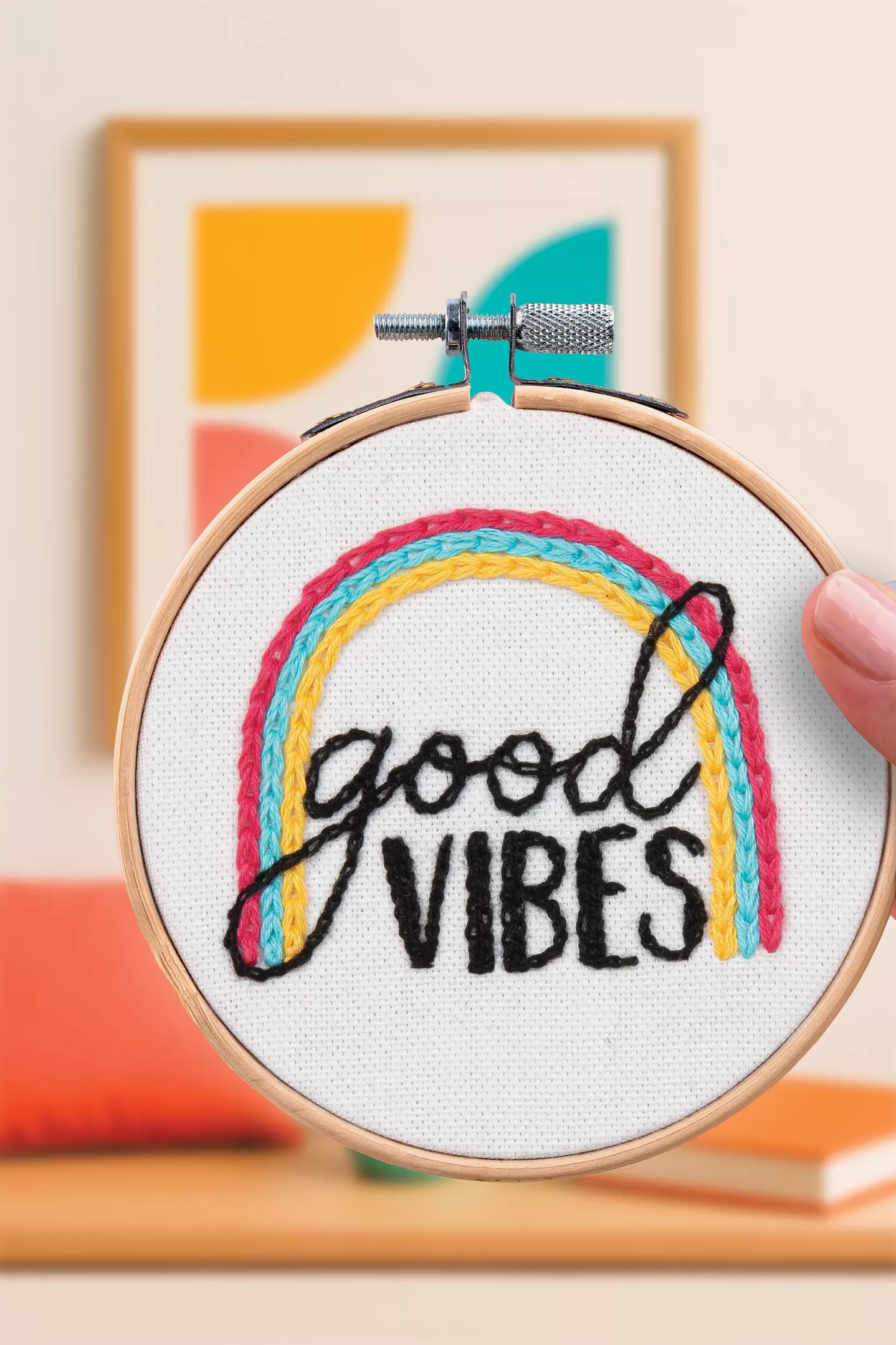 Broderie décorative Good Vibes - French'kits