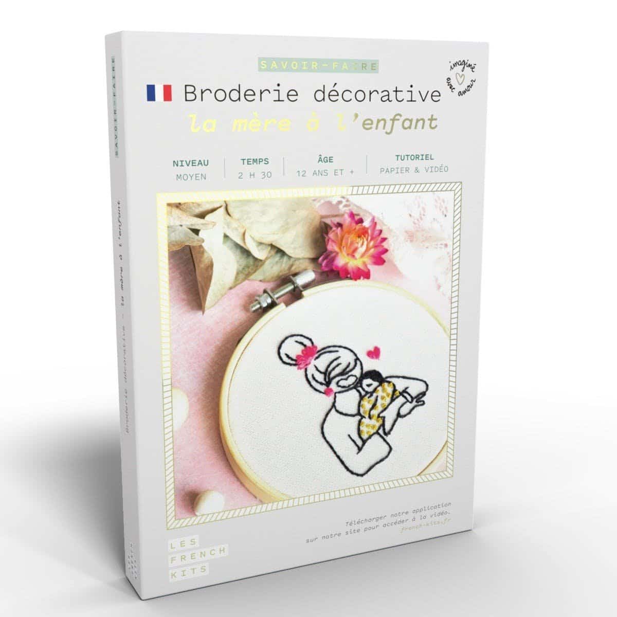 Broderie décorative La mère à l'enfant - French Kits