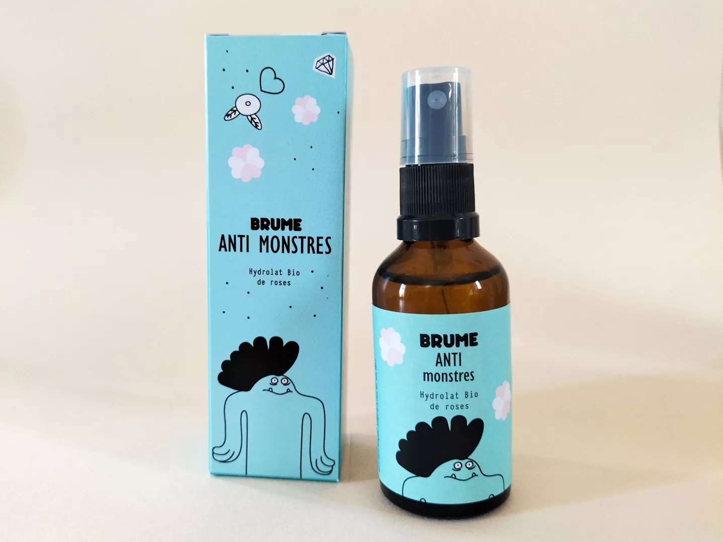 Brume enfant Anti-monstres Eau de rose -Pamela Loops