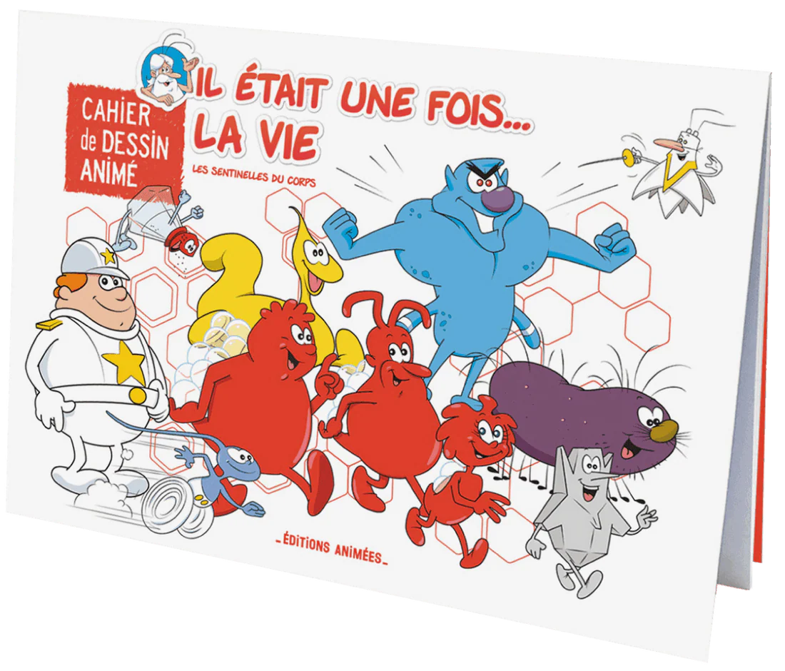 Cahier de dessin animé Blink Book Il était une fois ... La vie - Editions animées