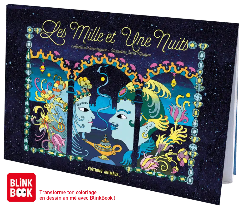 Cahier de dessin animé Blink Book Les mille et une nuits - Editions Animées