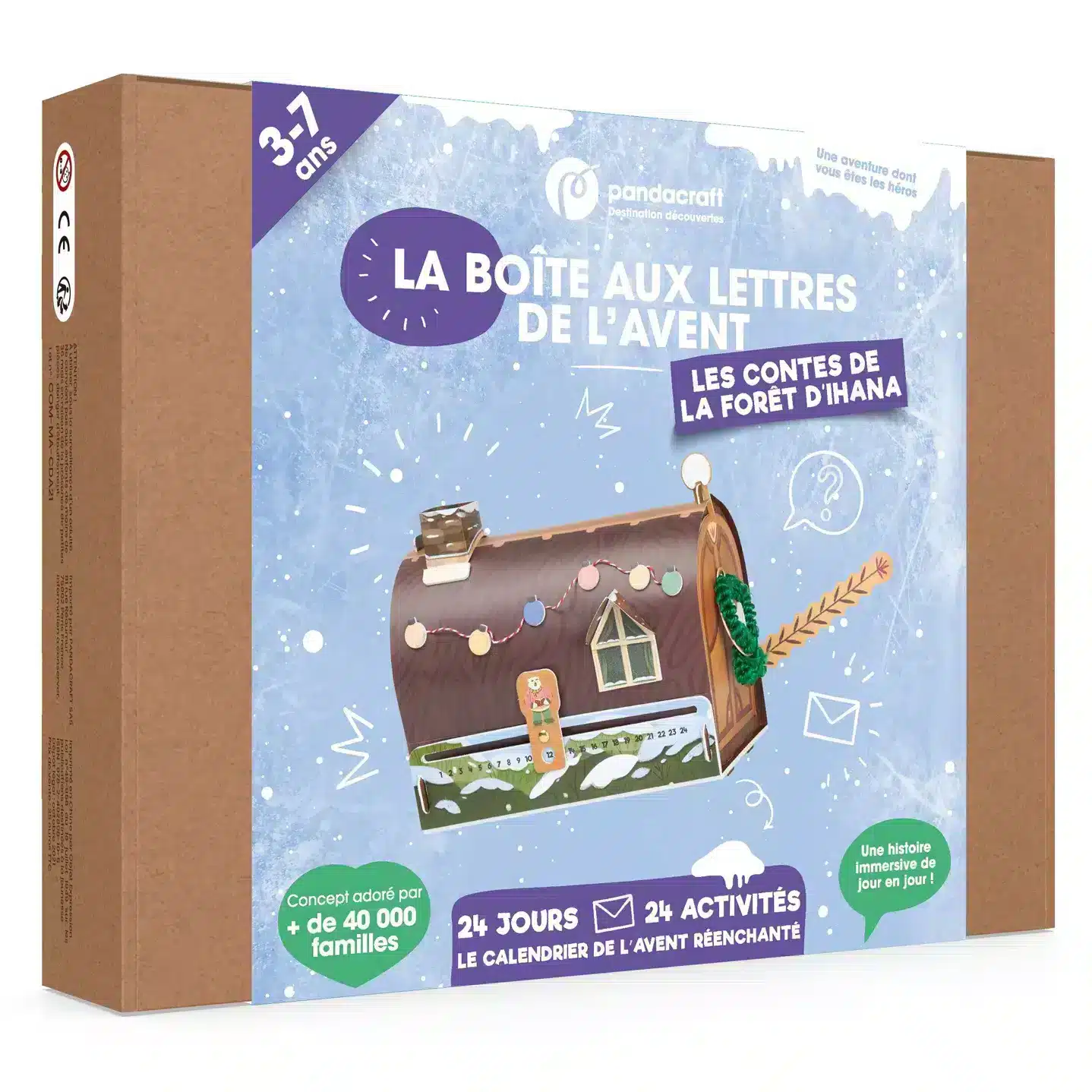 Calendrier de l'avent Boîte aux lettres de Noël - Pandacraft