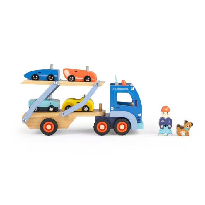 Camion de transport de voitures Avenue du moulin - Moulin Roty