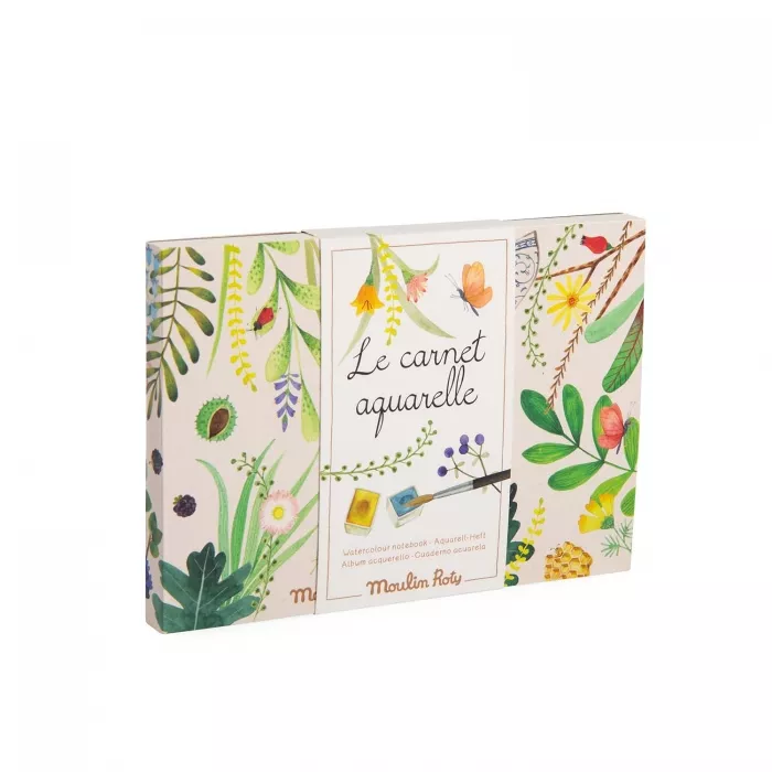 Carnet aquarelle Le jardin du moulin - Moulin Roty
