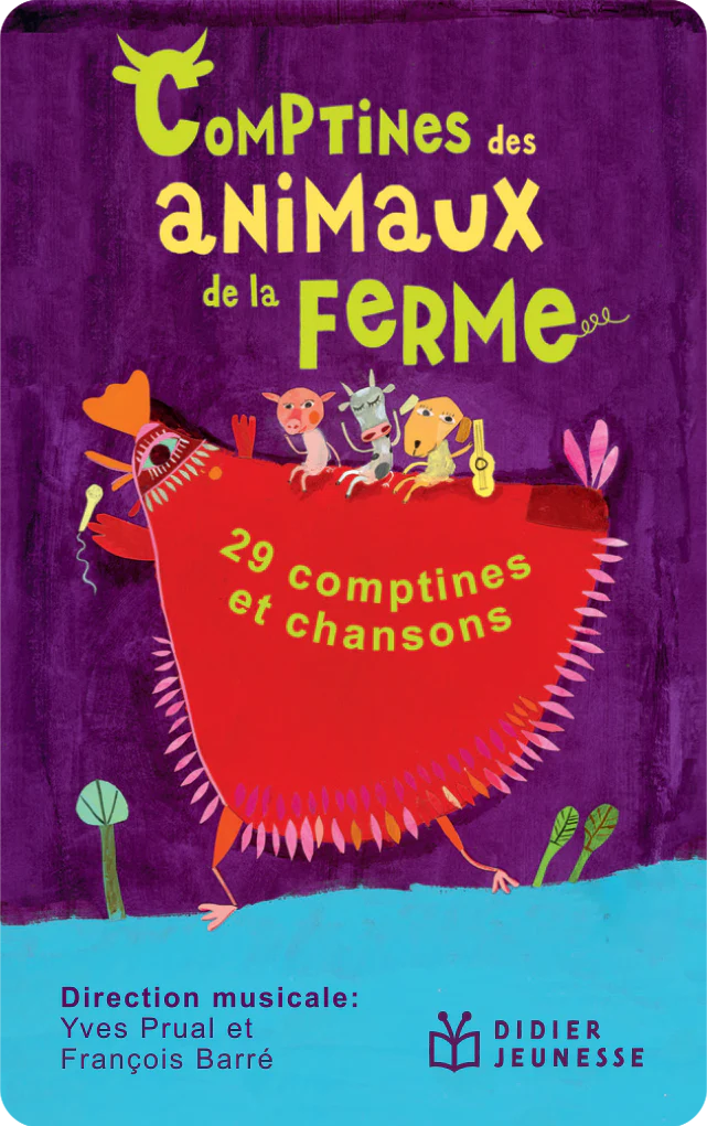 Carte audio Comptines des animaux de la ferme - Yoto