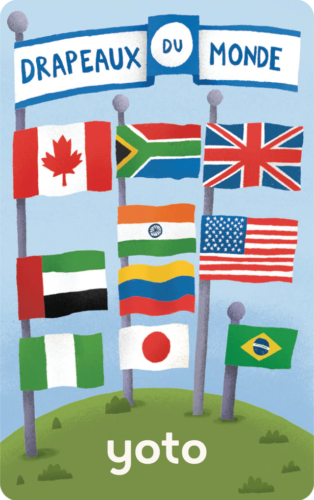 Carte audio Drapeaux du monde - Yoto