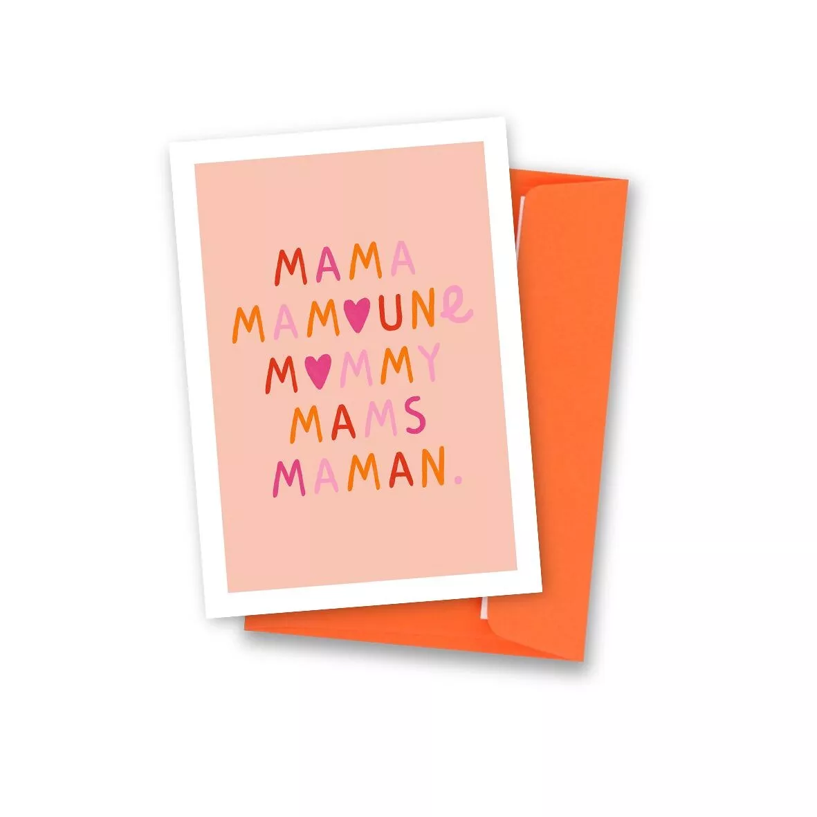 Carte postale avec enveloppe Maman - Atelier Yuzu