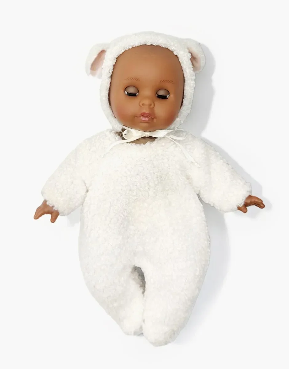 Céleste poupée Bébé rêve 26cm aux yeux dormeurs habillée - Minikane