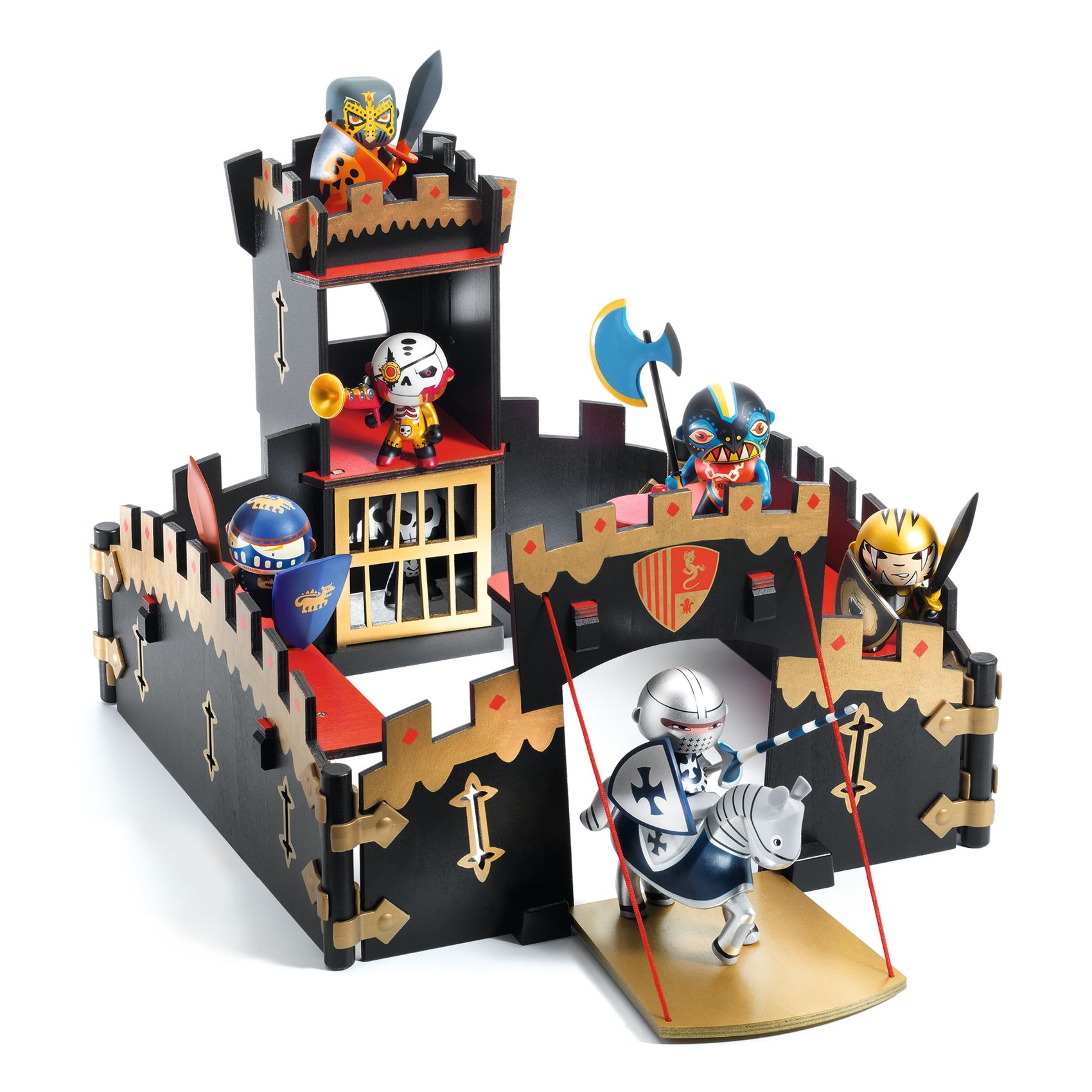 Château en bois Arty Toys Ze Black Castel - Djeco