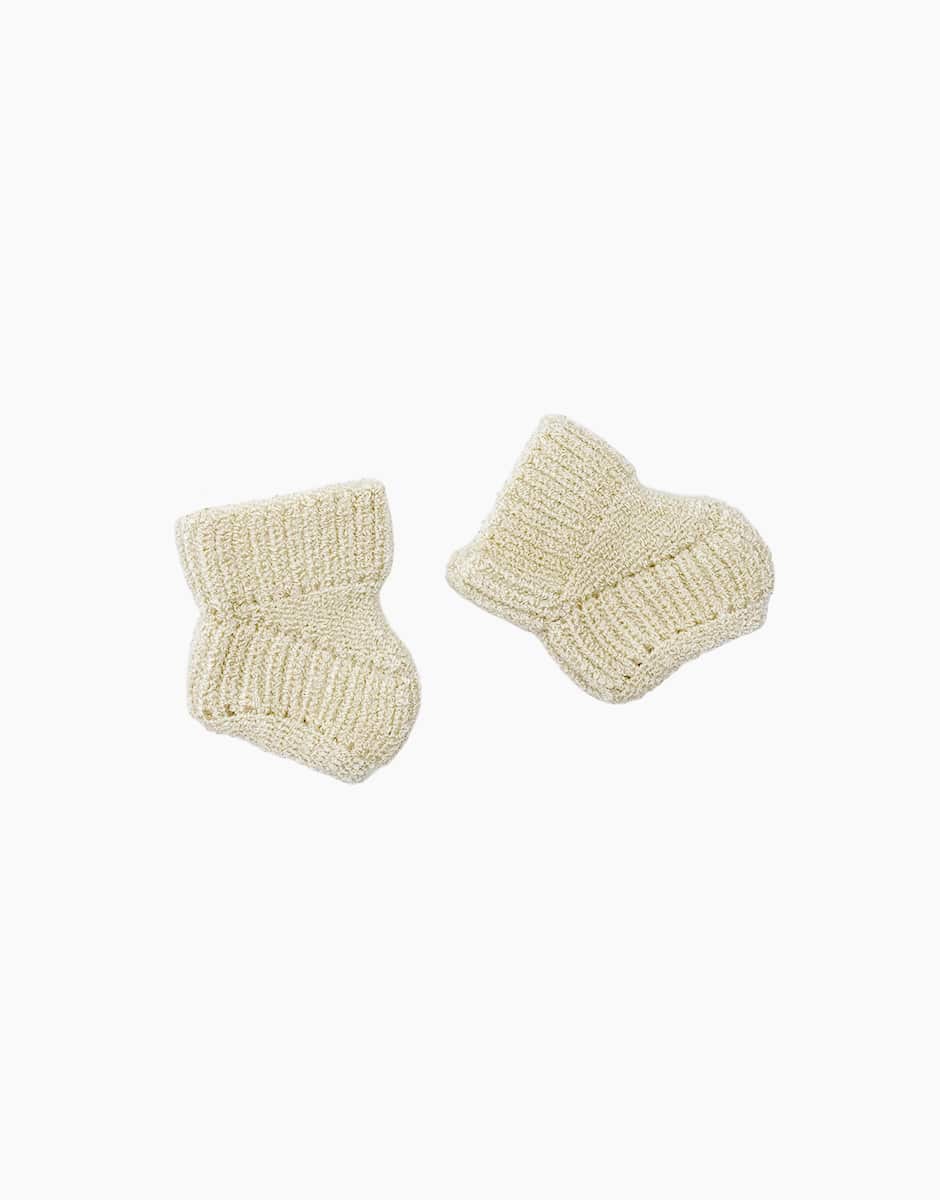Chaussons Babies Crème - Minikane