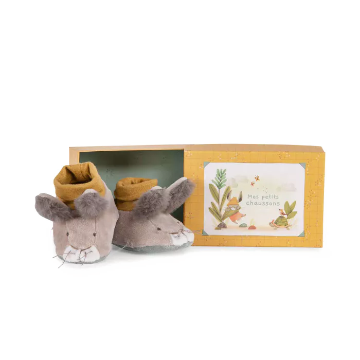 Chaussons lapin Trois petits lapins - Moulin Roty