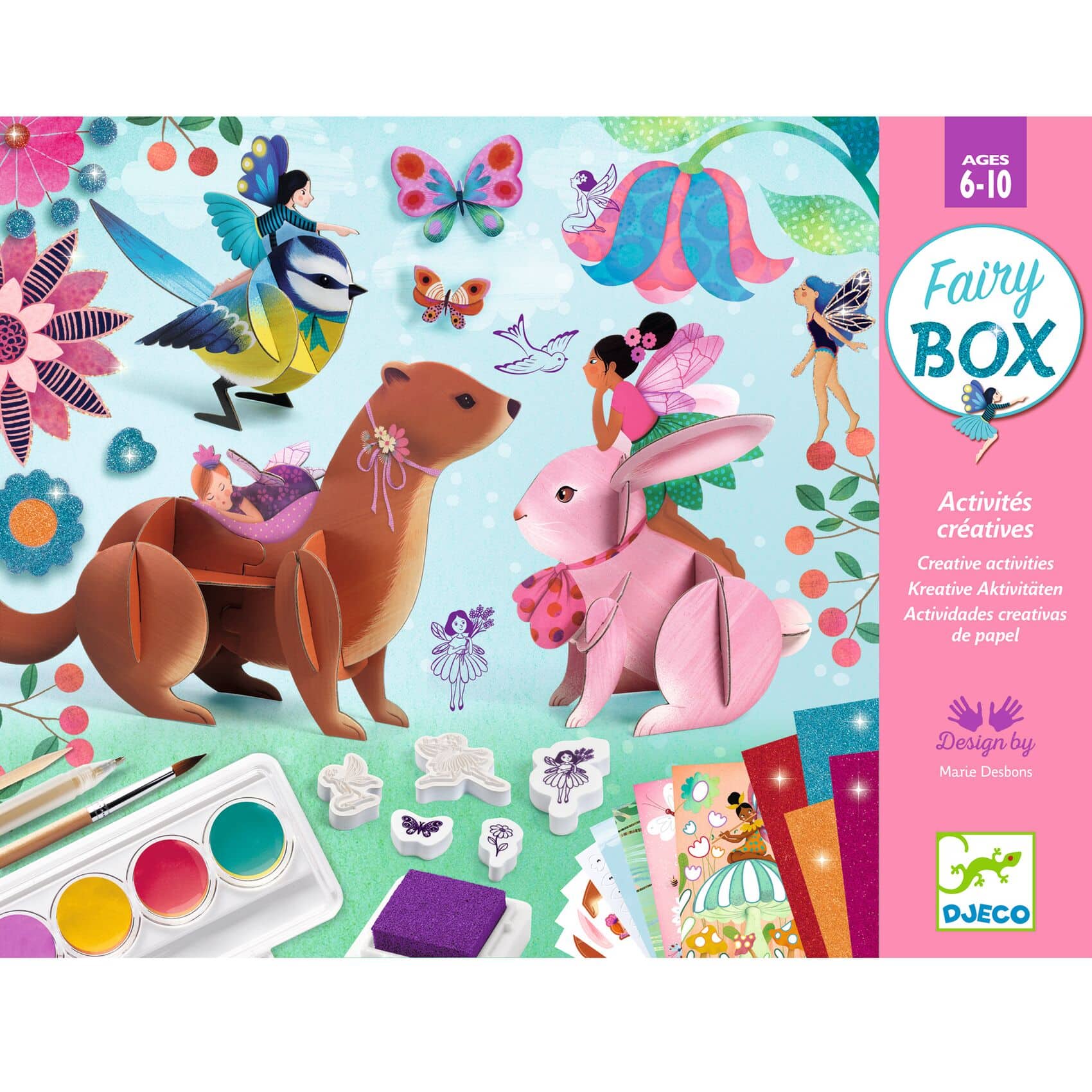 Coffret activités créatives Fairy Box - Djeco
