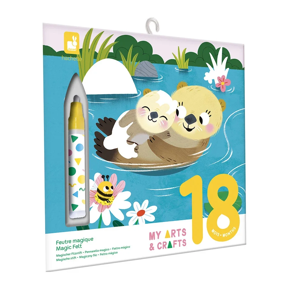 Coffret Créatif Feutre Magique Animaux Calins - Janod