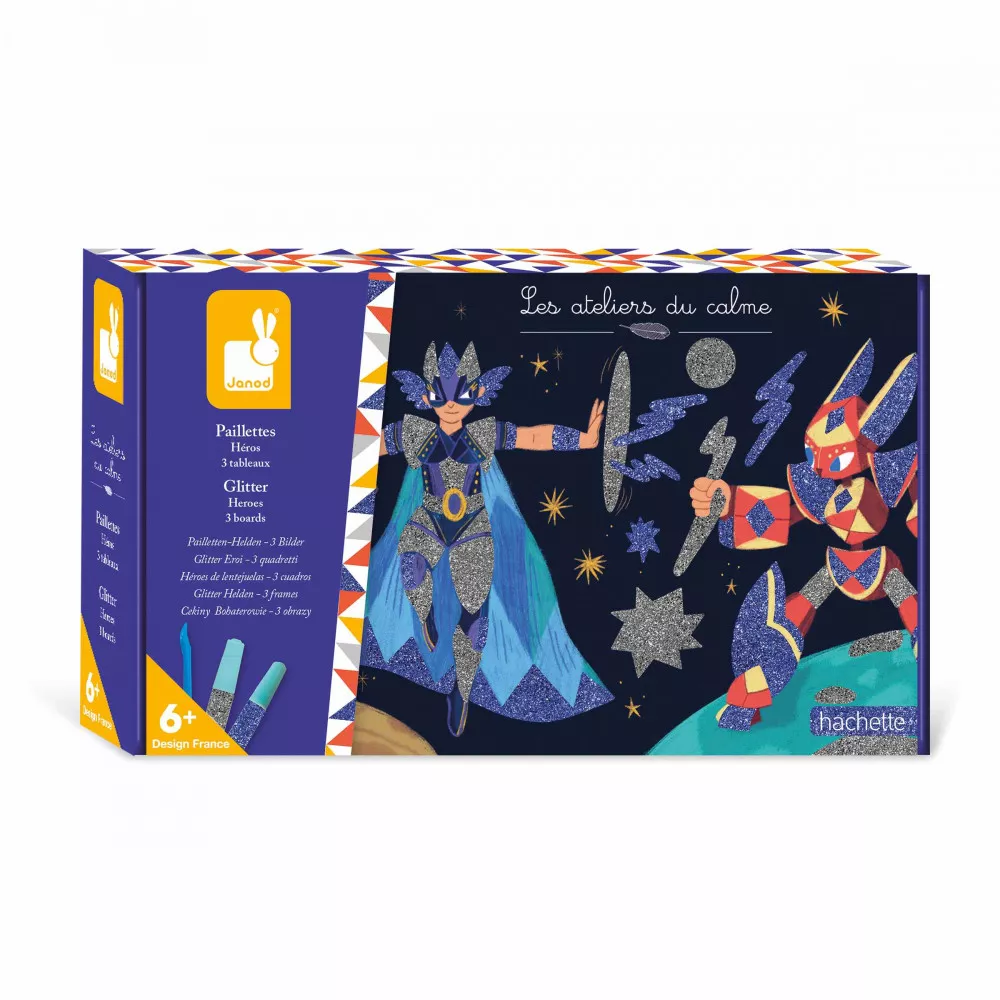 Coffret créatif Paillettes Héros - Janod
