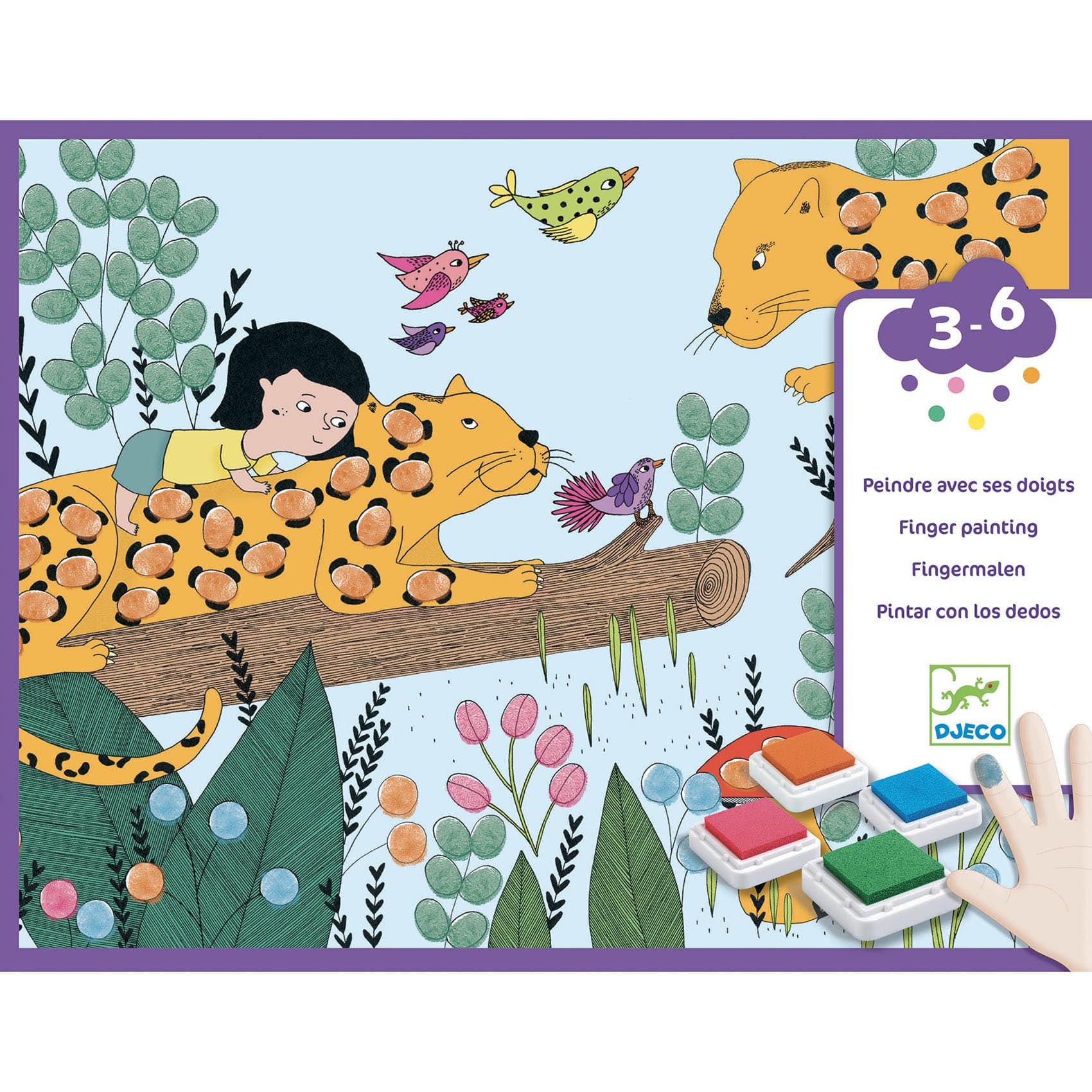 Coffret créatif peinture aux doigts Touché ! - Djeco