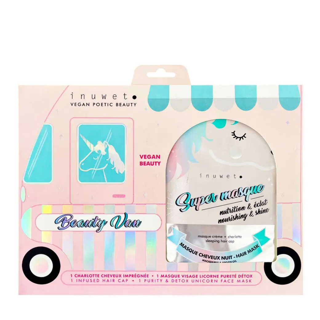 Coffret de 2 masques Cheveux et Visage Beauty Van - Inuwet