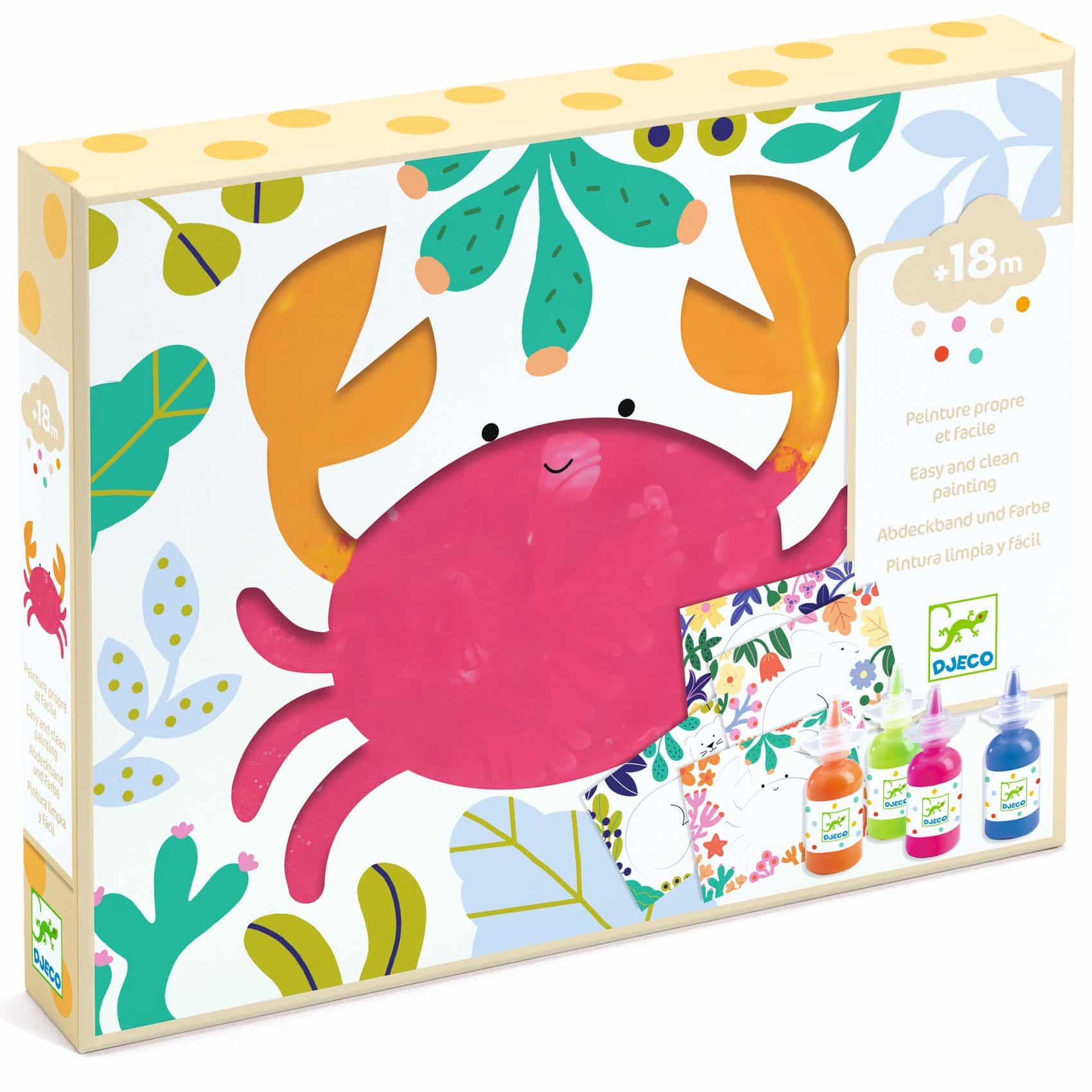 Coffret de peinture propre Barbouille et beau - Djeco