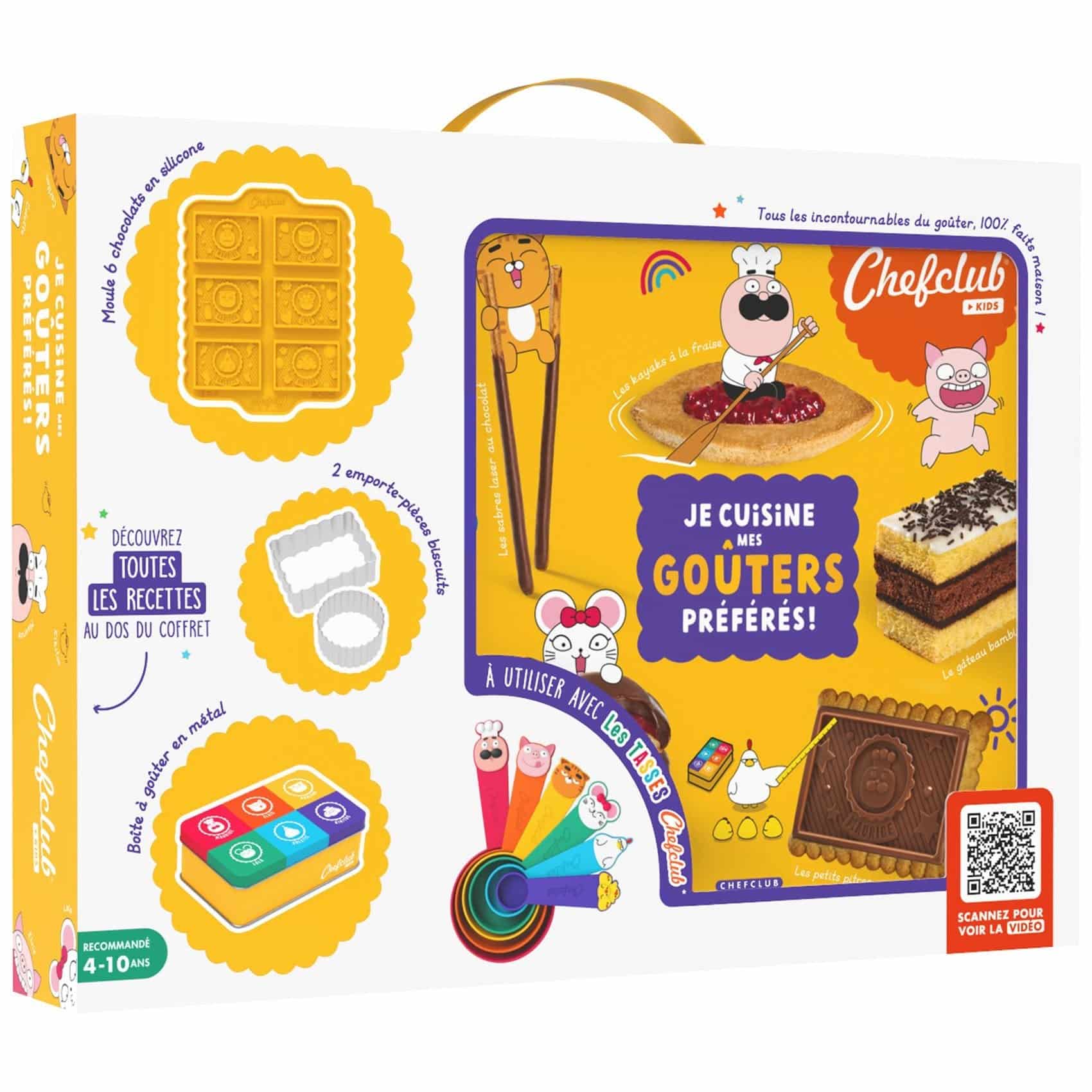 Coffret Kids Je cuisine mes goûters préférés - Chefclub Kids