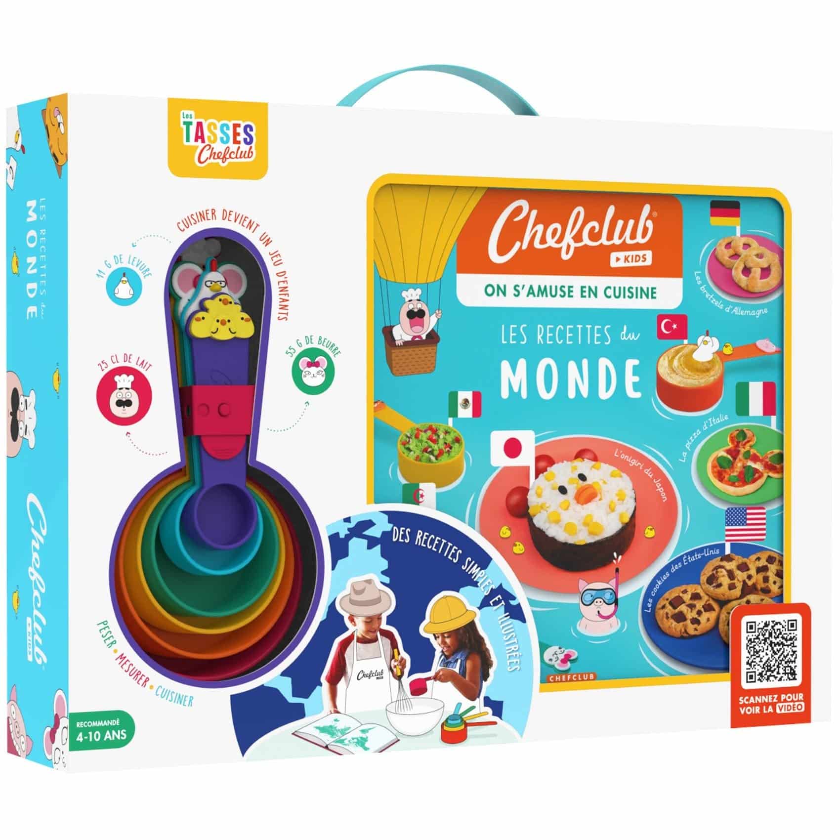 Coffret kids Les recettes du monde - Chefclub Kids