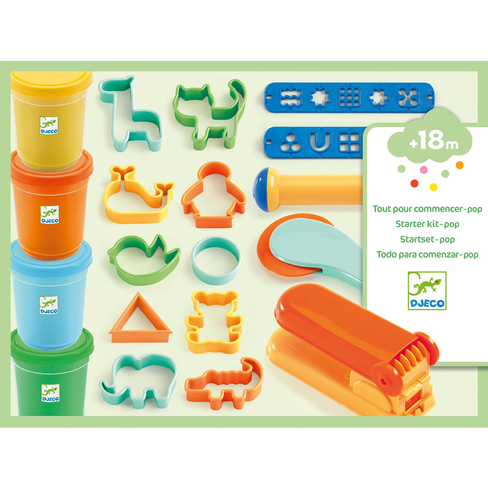Coffret pâte à modeler Tout pour commencer - Djeco