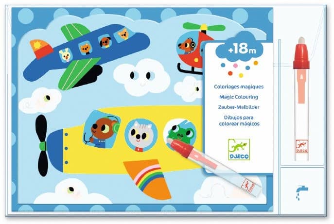 Coloriage à l'eau : Caché dans le ciel - Djeco