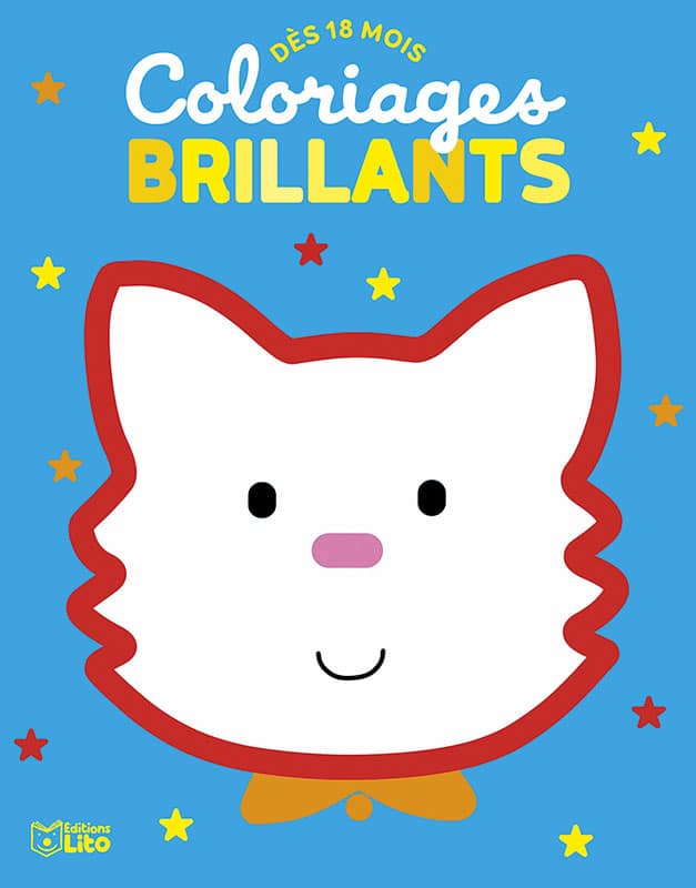 Coloriages brillants Le chat - Editions Lito
