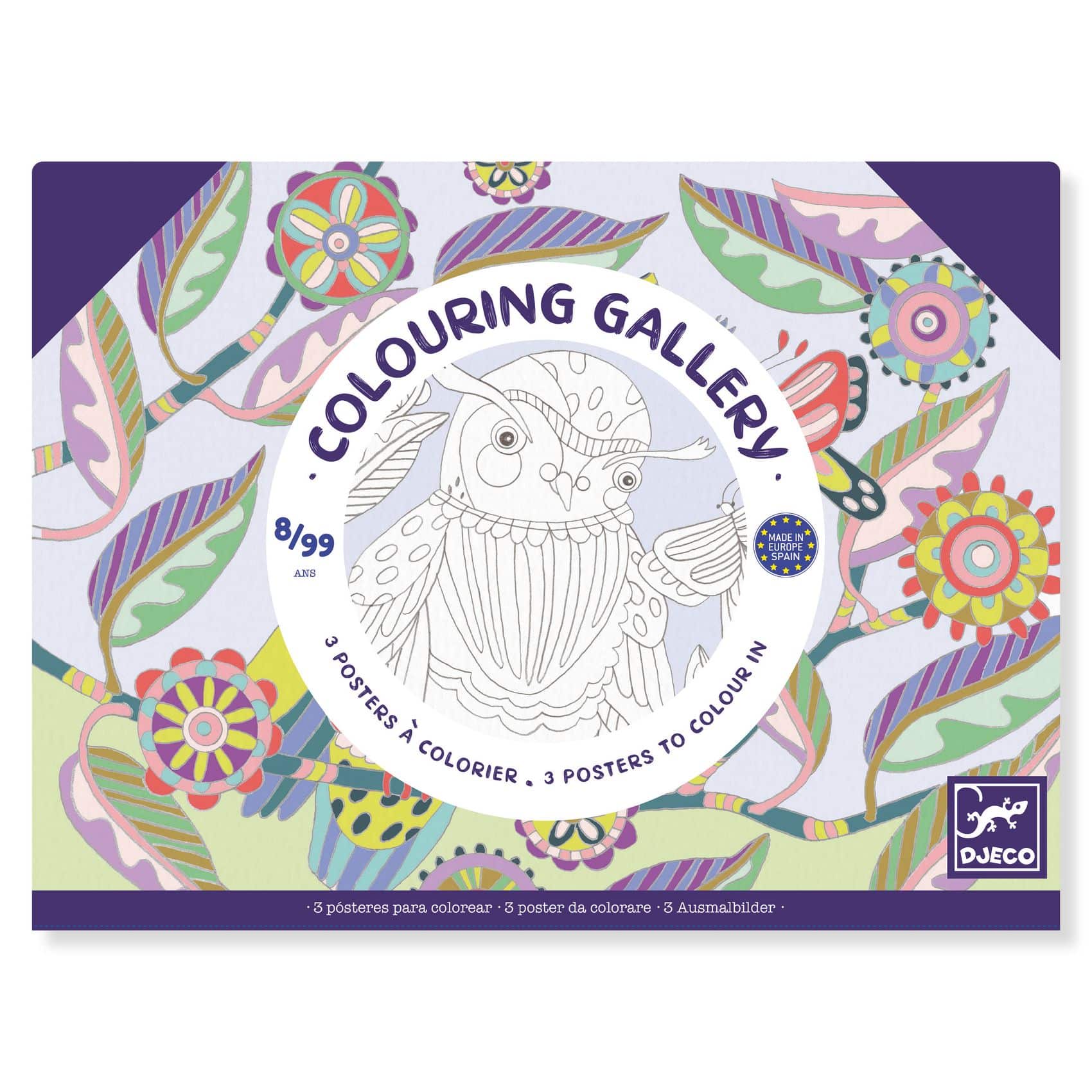 Coloriages Colouring Gallery Oiseaux - Djeco