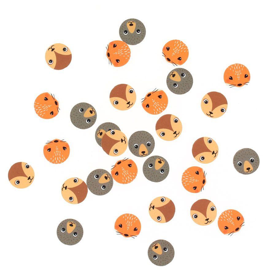 Confettis Animaux de la forêt - Annikids