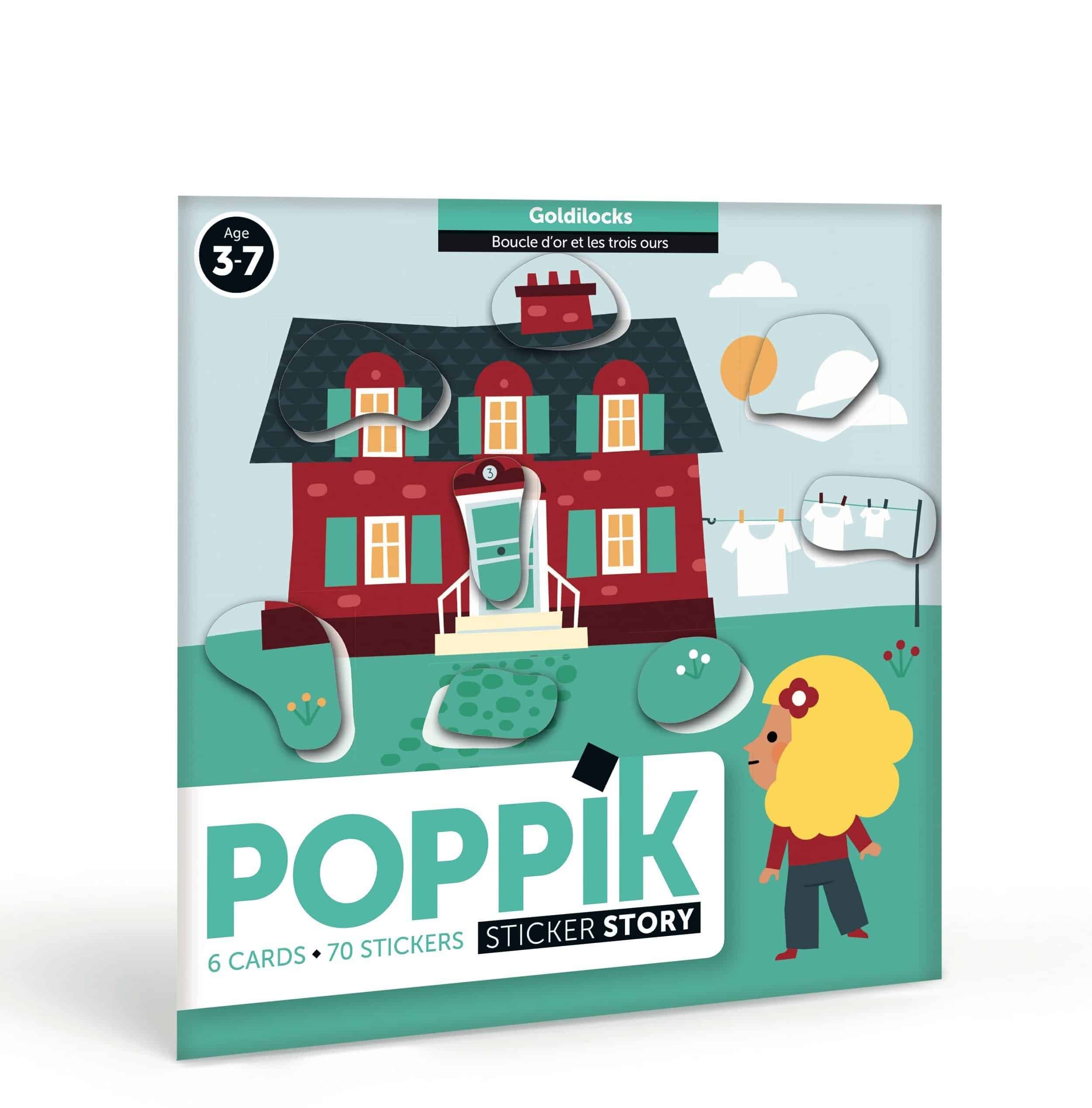 Conte en stickers Boucle d'or - Poppik